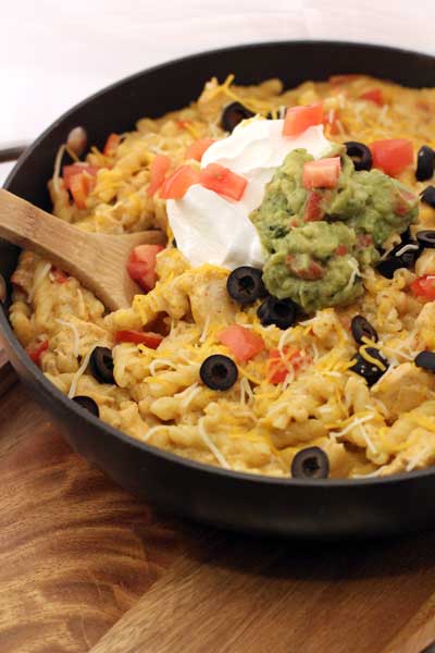 Chicken Enchilada Pasta