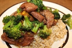 Orange Beef and Broccoli