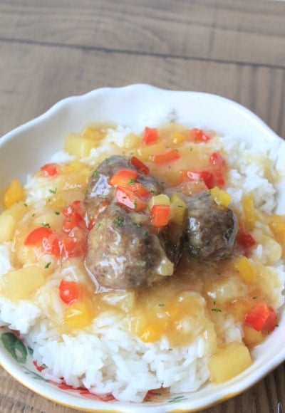 Slow Cooker Sweet and Sour Meatballs