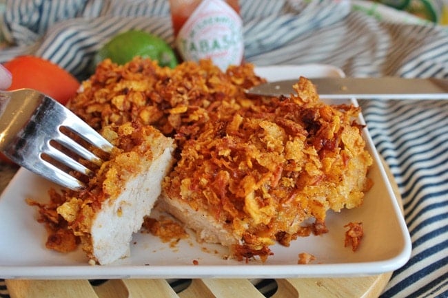 Oven Fried Mexican Chicken