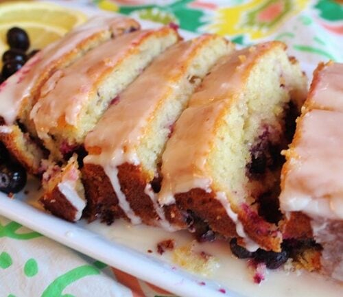 Lemon Blueberry Yogurt Loaf