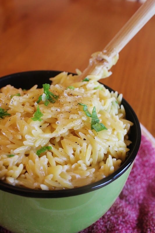 Simple Orzo Pilaf