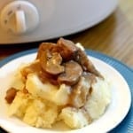 Slow Cooker Beef Tips in Mushroom Gravy