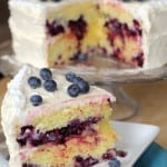 Lemon Blueberry Layer Cake