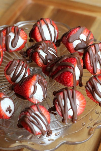 Cream Filled Chocolate Strawberries