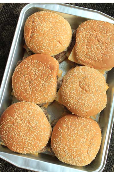 Oven Baked Cheeseburgers