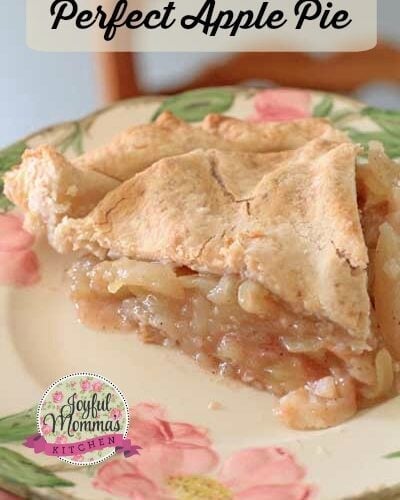 Classic American Perfect Apple Pie. Flaky crust and tart-sweet apples with cinnamon spice.