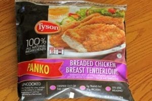 Bag of tyson panko chicken