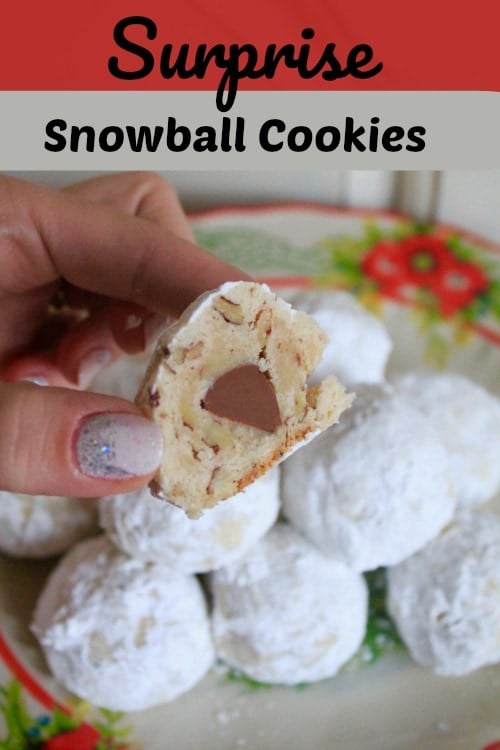 Surprise Snowball Cookies