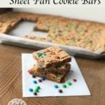 Sheet Pan Cookie Bars