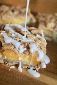 Peach Crisp Bars