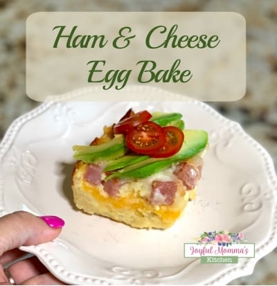 Ham and Cheese Egg Bake