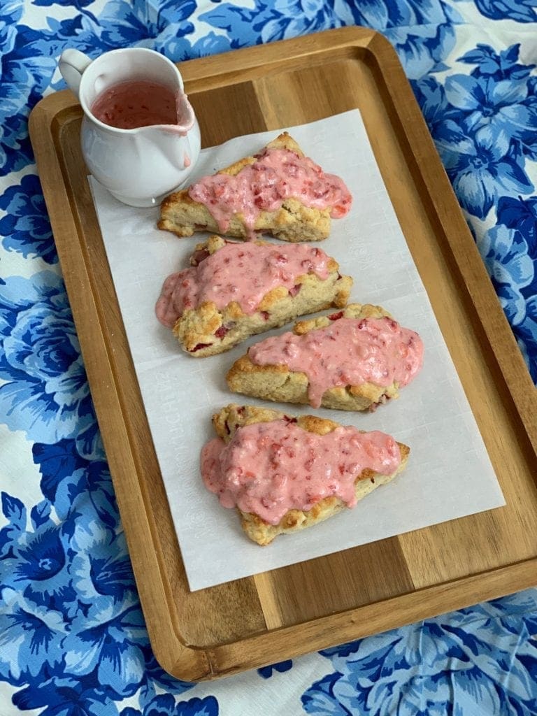 Strawberries And Cream Scones