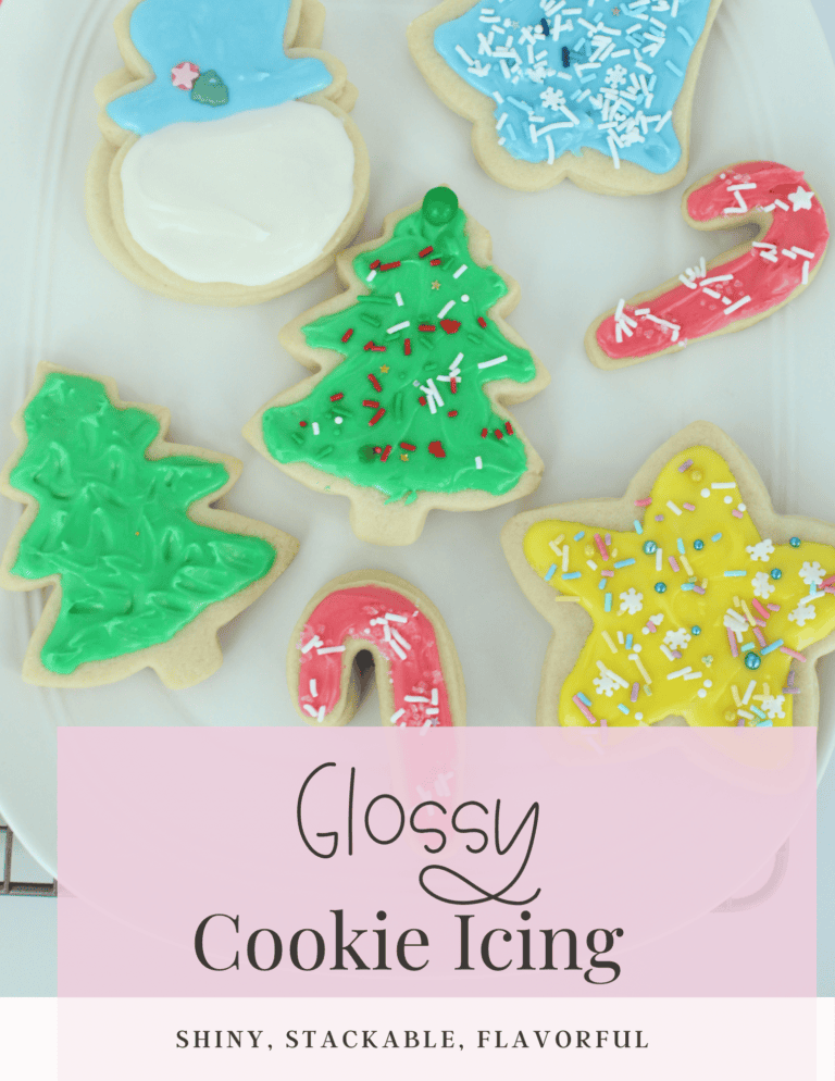 Glossy Cookie Icing {Easy For Decorating}